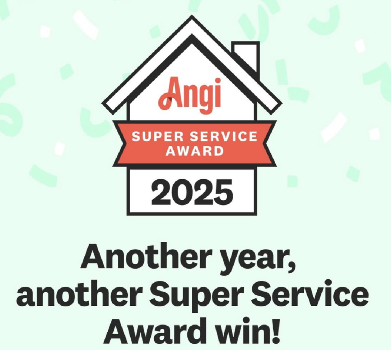 DistrictConnects 2025 Angi Super Service Award Badge