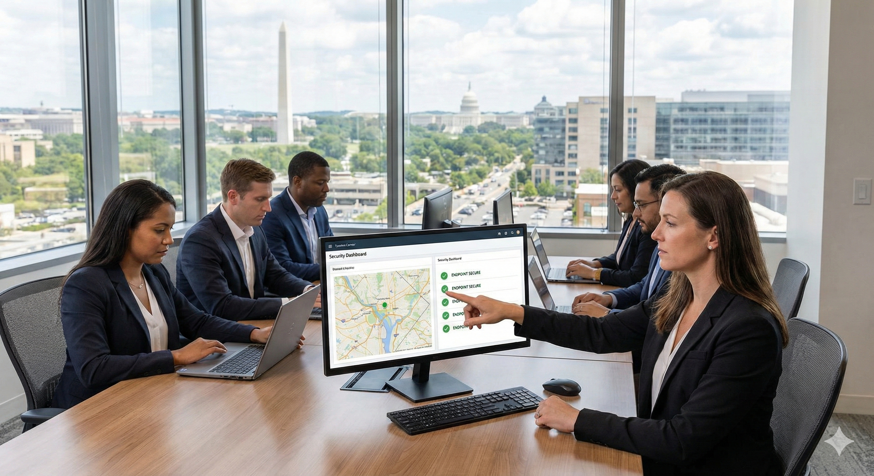 Managed IT services for law firms in the DMV — endpoint security and cybersecurity for legal practices in Washington DC, Maryland, and Northern Virginia